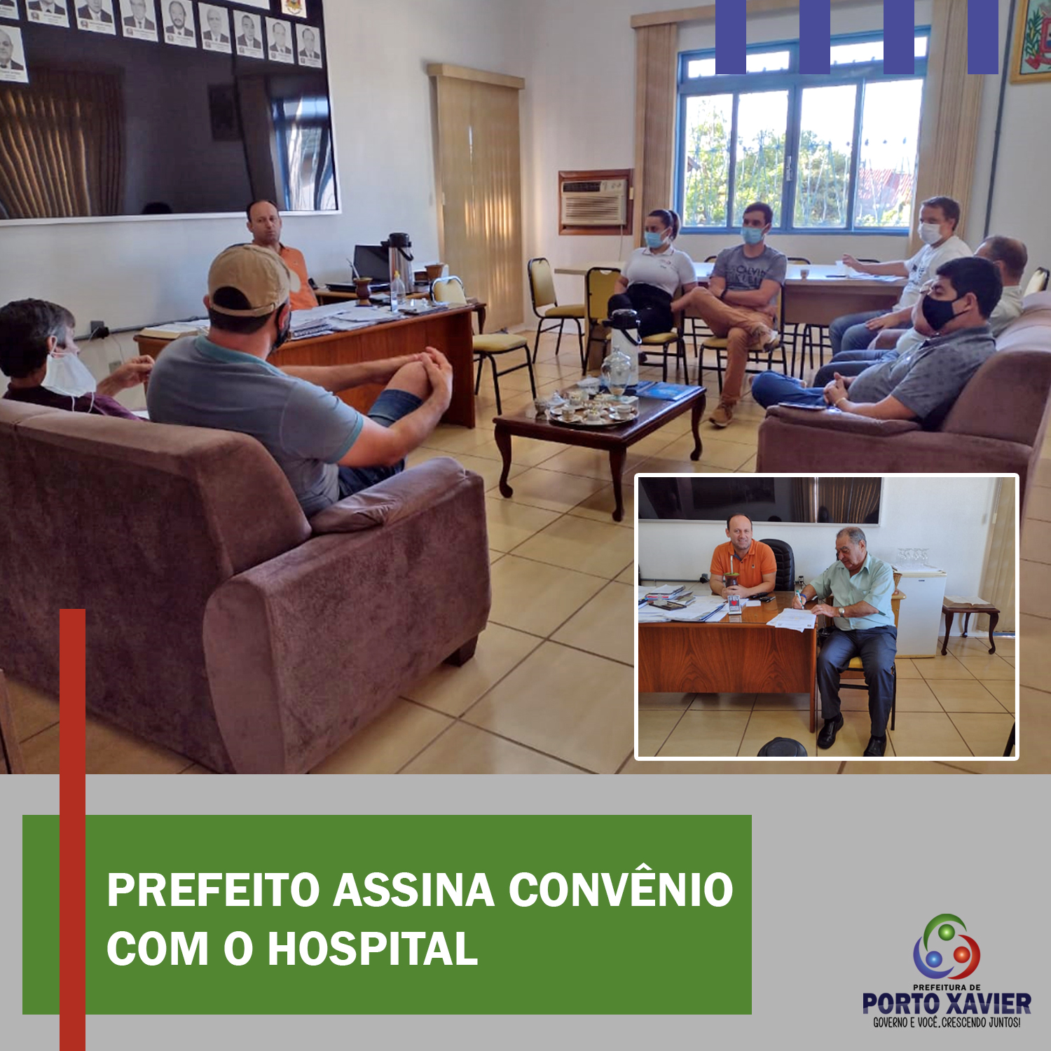 PREFEITO ASSINA CONVÊNIO COM O HOSPITAL